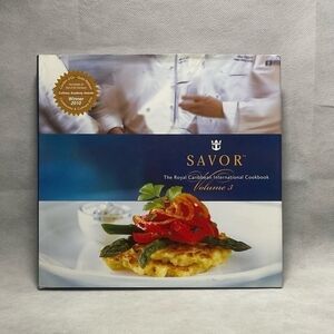 Signed Recipes Book Frank Weber Savor The Royal Caribbean International Cookbook